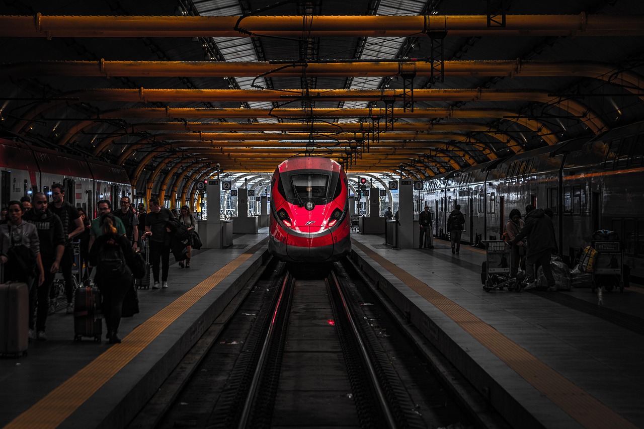 Railway, train station, train — Coronavirus disease 2019